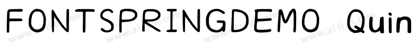 FONTSPRINGDEMO  Quin字体转换